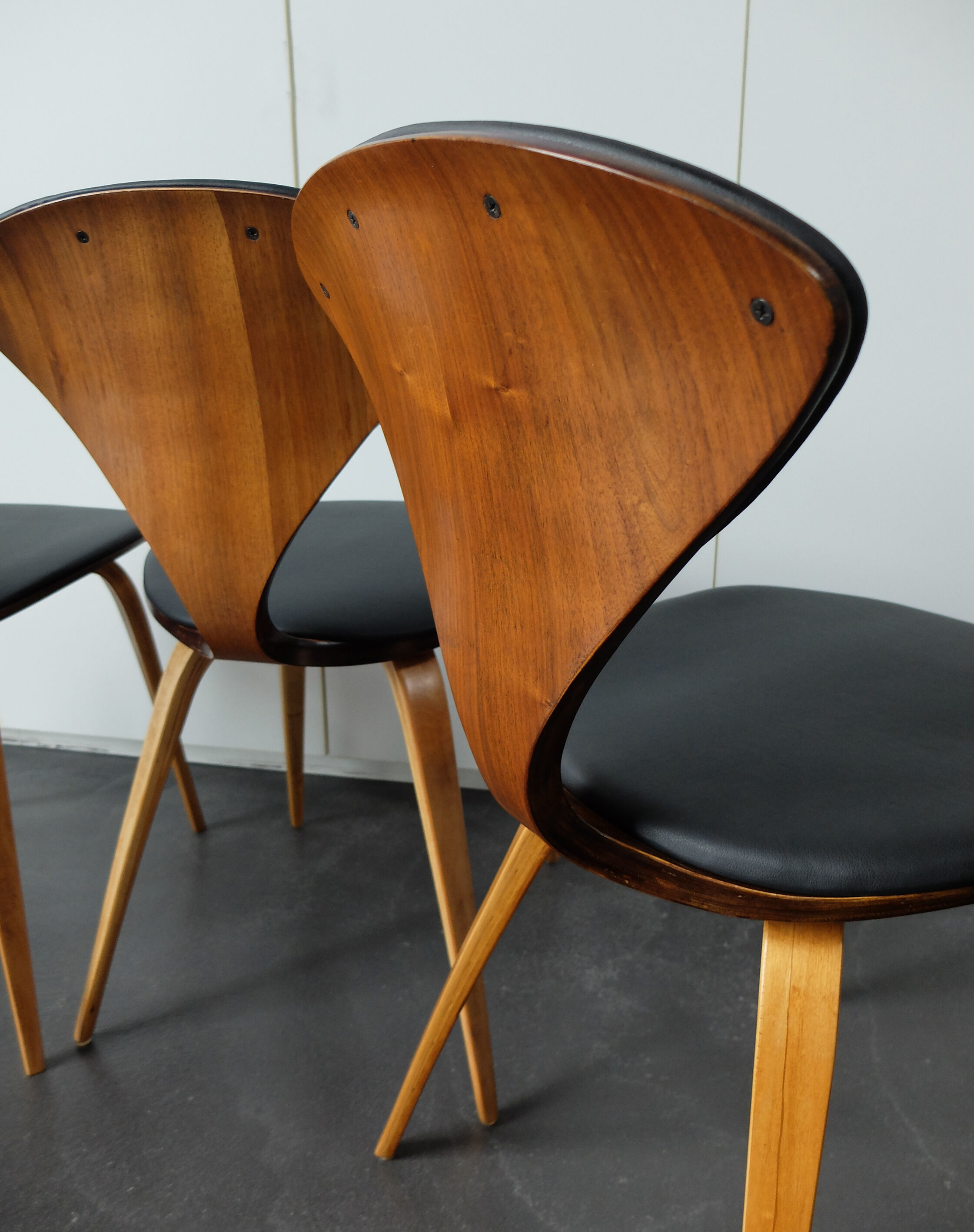 Chairs plywood teak of Norman Cherner, Plycraft, USA, lot 4