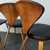 Chairs plywood teak of Norman Cherner, Plycraft, USA, lot 4