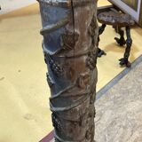 Old carved wooden column - 18th century