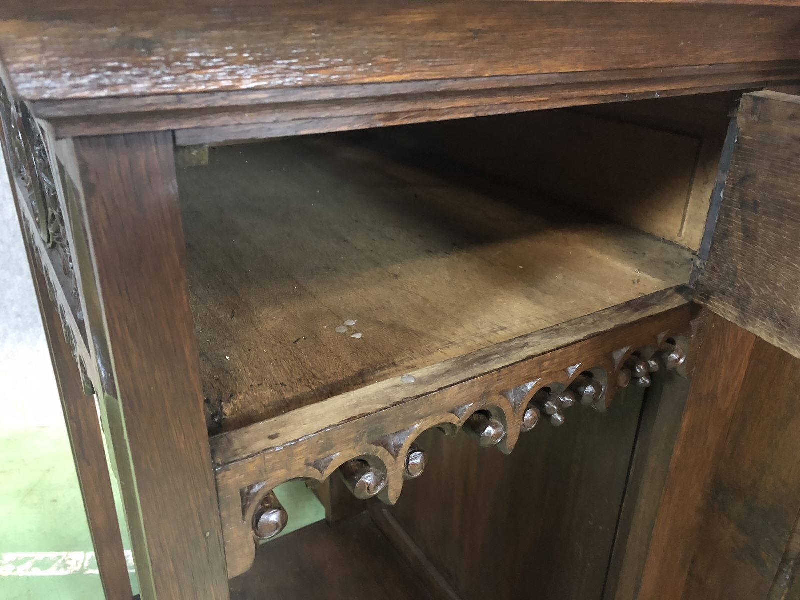 Oak church trunk made in 1930