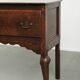 Antique 18th-century English oak dresser/sideboard with brass handles