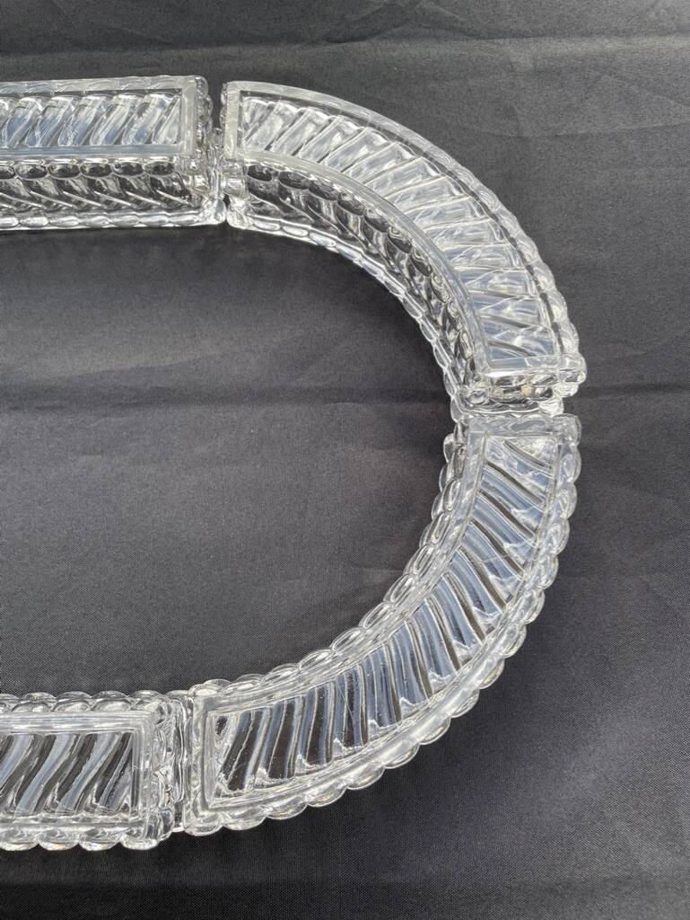 Baccarat twisted bamboo table planter – 19th-early 20th century