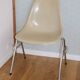 Eames cream shell chair Herman Miller