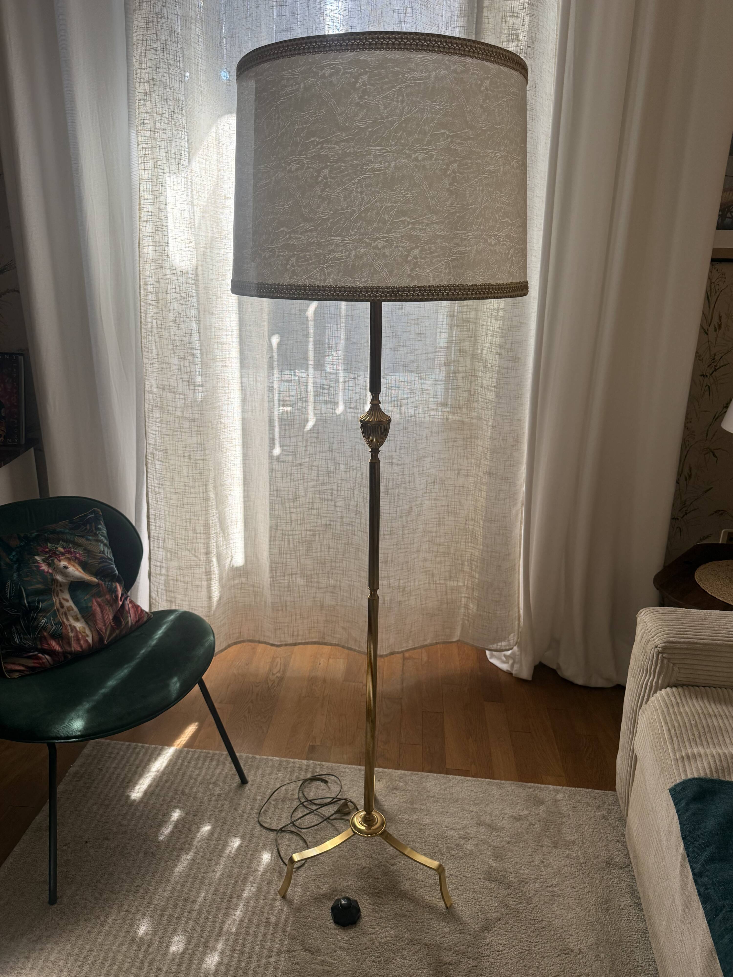 Lampadaire  vintage esprit Jansen