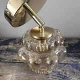 Gold tilting wall light