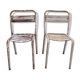 Pair of chairs  metal Tolix T250s to be restored