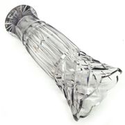 Vase postmoderne, cristal, Belgique, années 1960