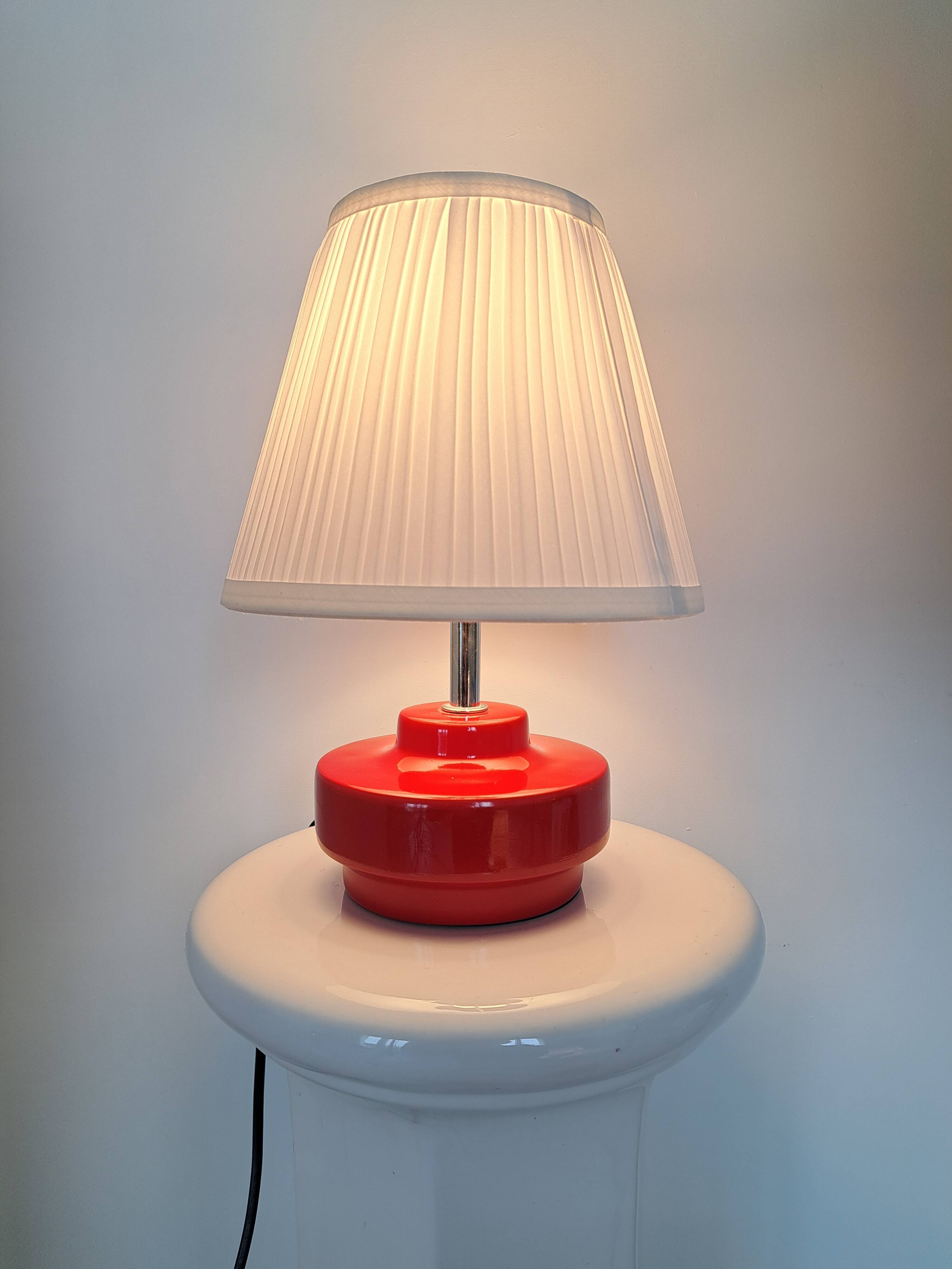 Lamp base (bedside) red