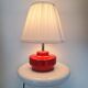Lamp base (bedside) red