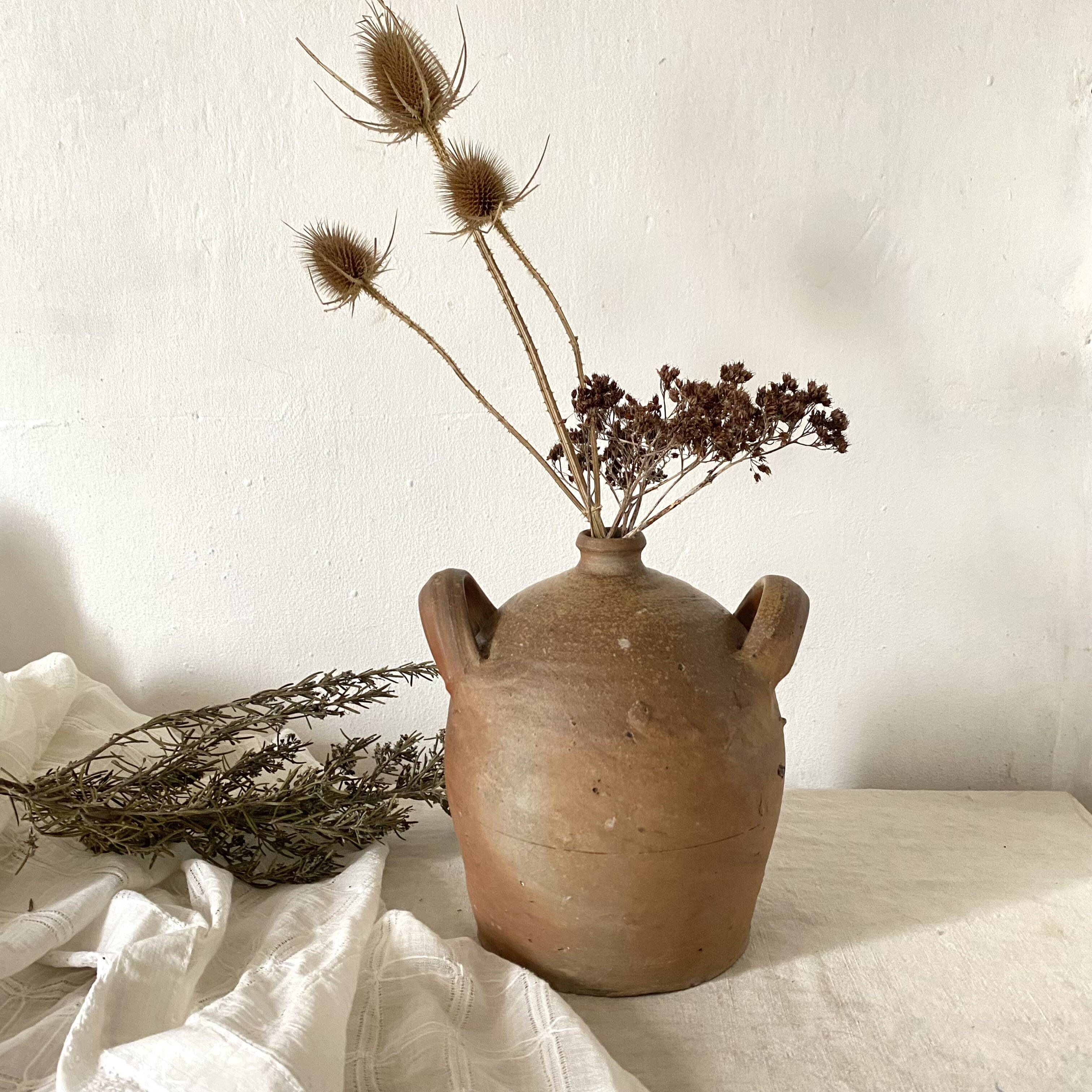 Jar, old terracotta pot