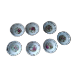 Cups Porcelain Limoge Dessert Bowl Liseré Golden Old Lot of 7