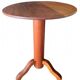 Wooden pedestal table
