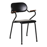 Chaise en teck scandinave, années 1950