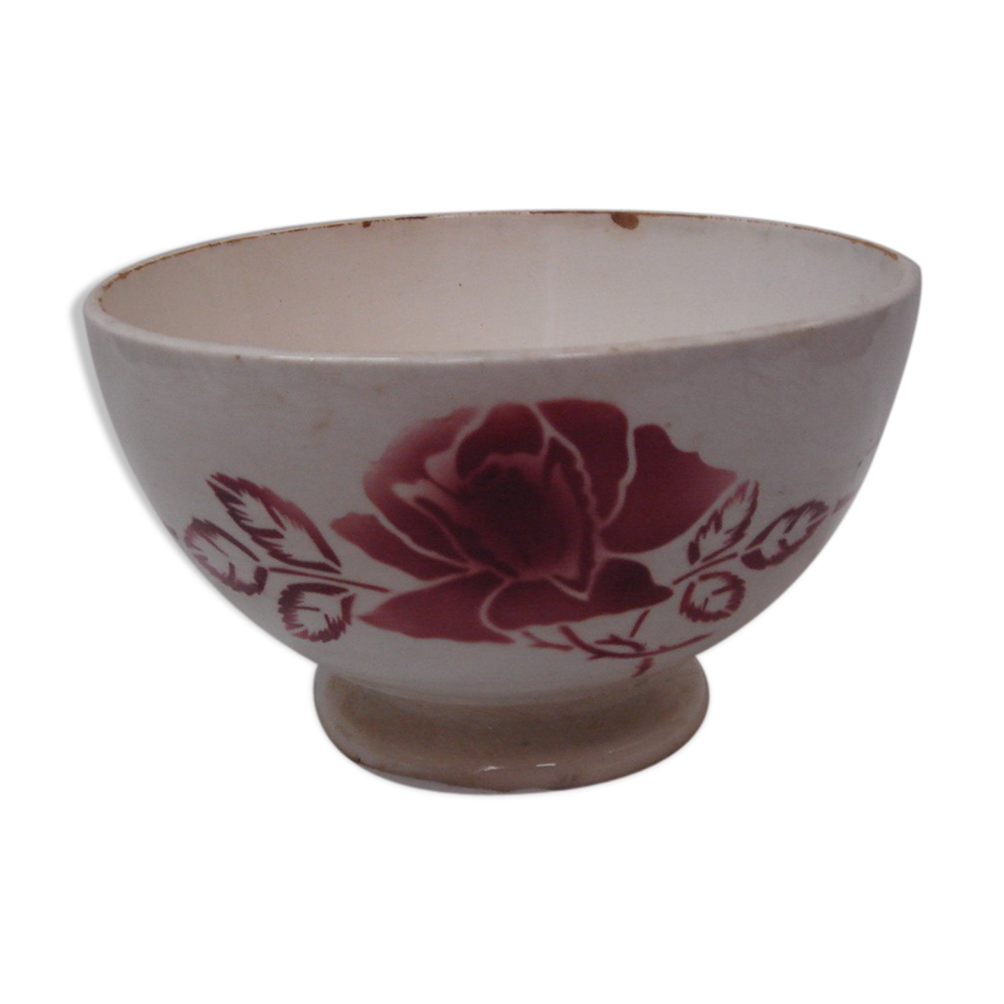 1930/40s earthenware breakfast bowl