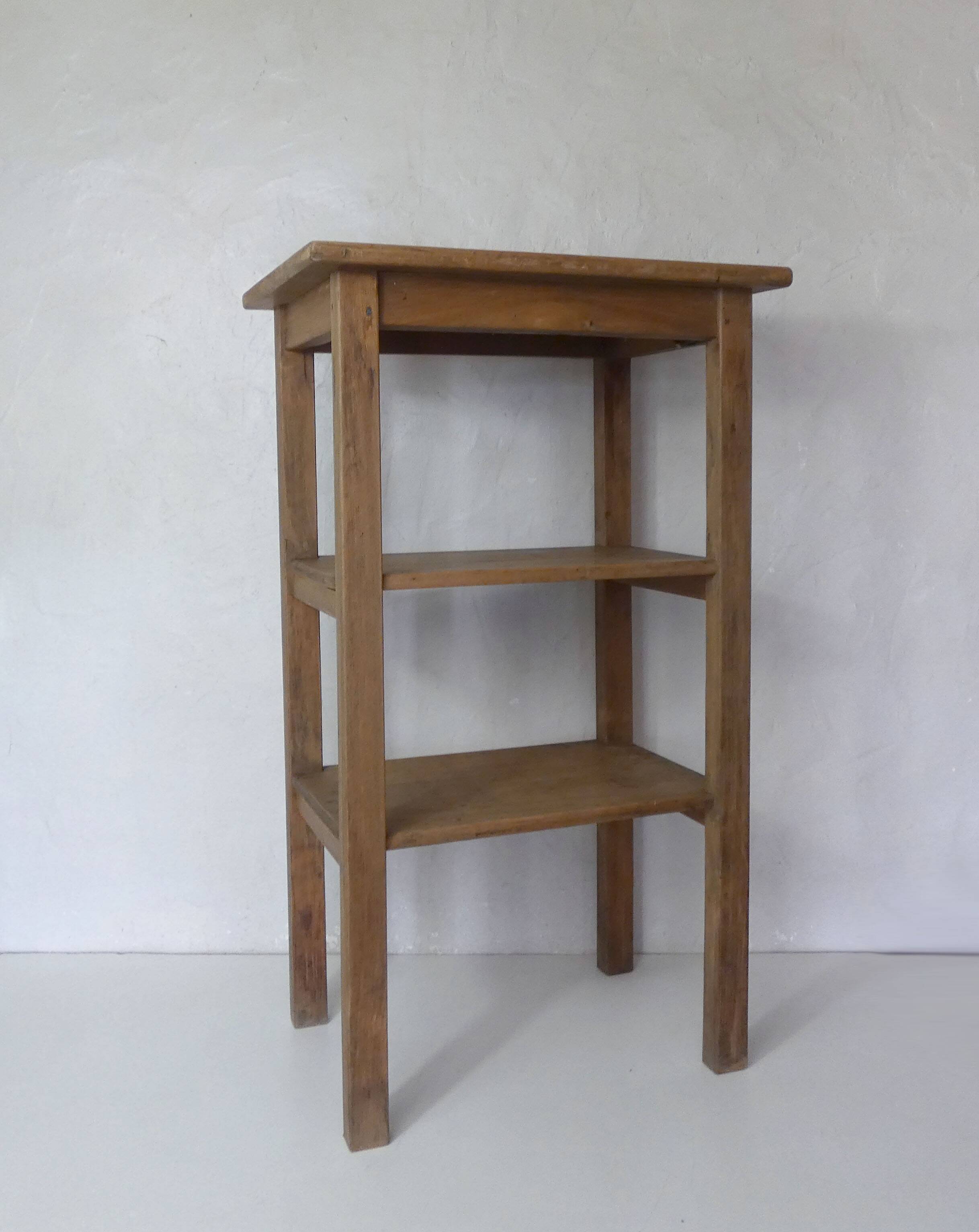 solid wood side table