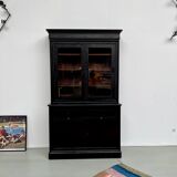 Sideboard - showcase 2 old body in blackened wood