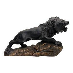 Lion rugissant art déco