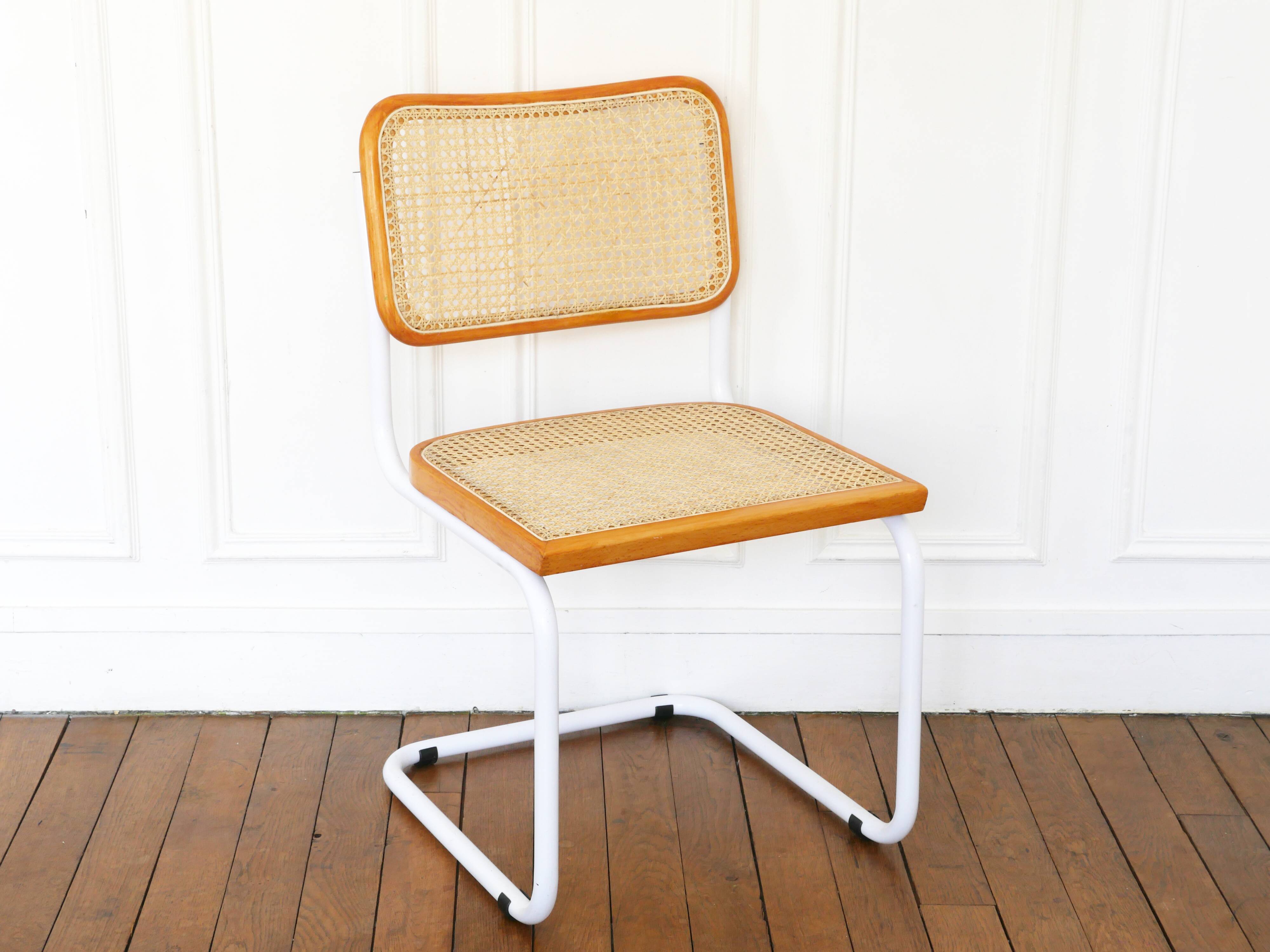 Cesca B32 Breuer Chair Made in Italy - Seat and back cane redone