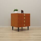 Teak chest of drawers, Danish design, 1970s, production: Denmark