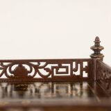 Small serving table with Japonese lacquer decoration. Napoleon III period.