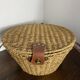 Woven rope basket
