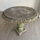 Stone garden table