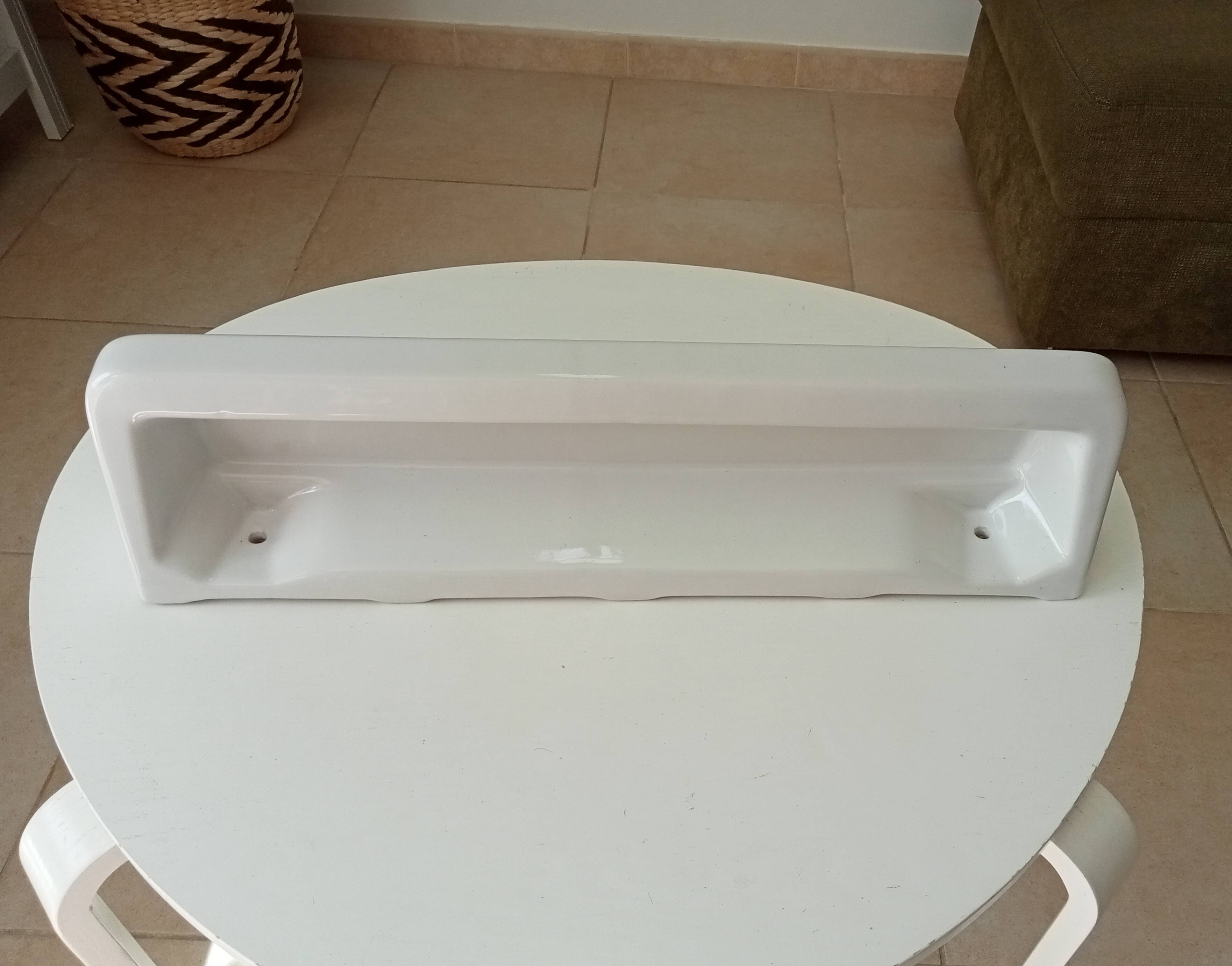 Vintage ceramic wall shelf from the 60s/70s