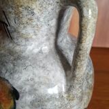 Vintage ceramic vase rock decoration