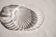 Glass scallop shell dish, Arcuisine France