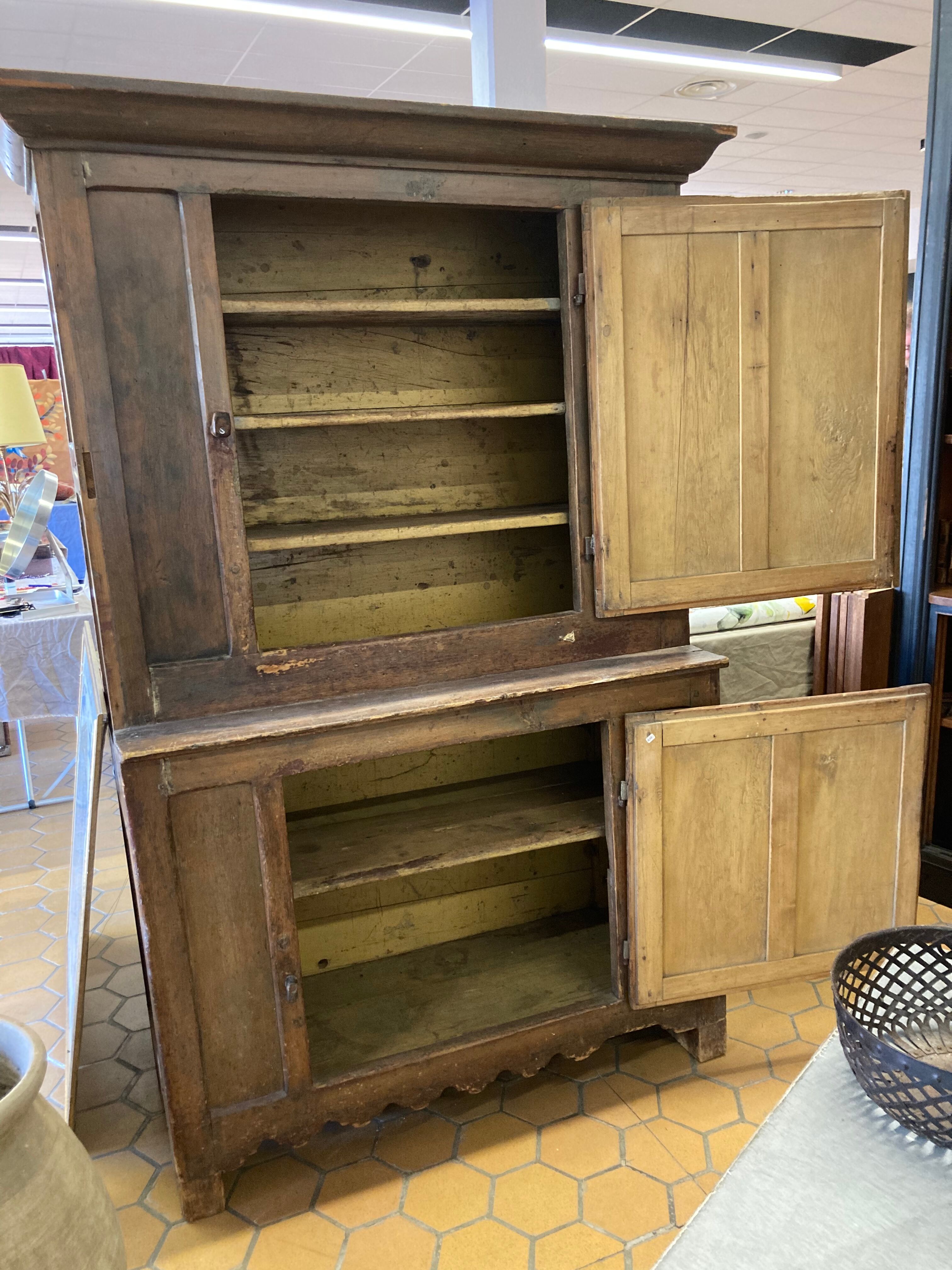 Rustic sideboard solid wood eighteenth
