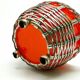 H8Z Basket Sugar Bowl with Glass Kralik Type
