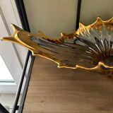 Vintage crystal fruit basket