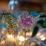 Murano glass chandelier circa 1980