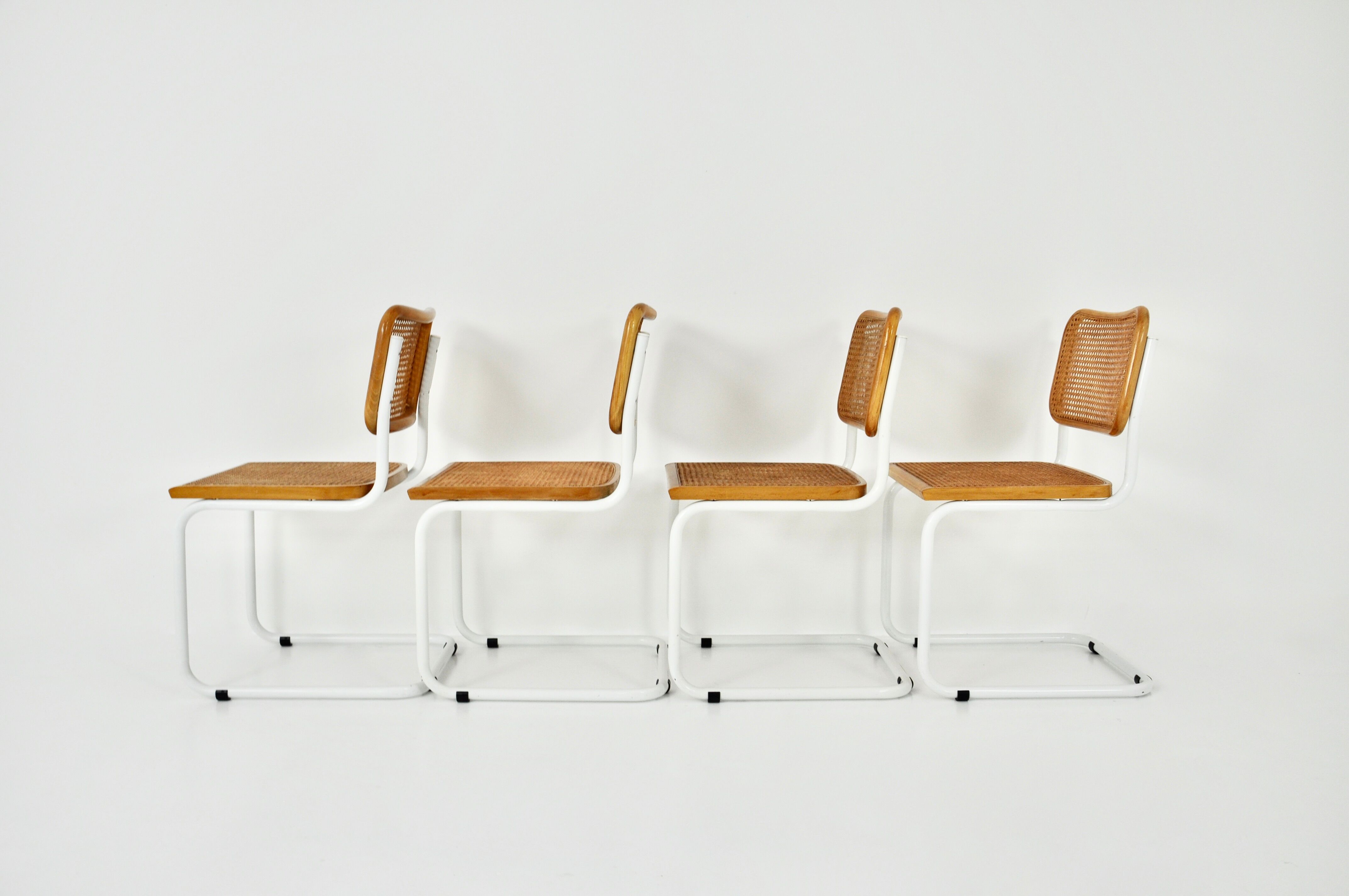 B32 Chairs by Marcel Breuer, set of 4