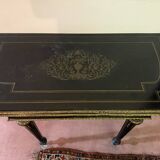 black half-moon table Napoleon III