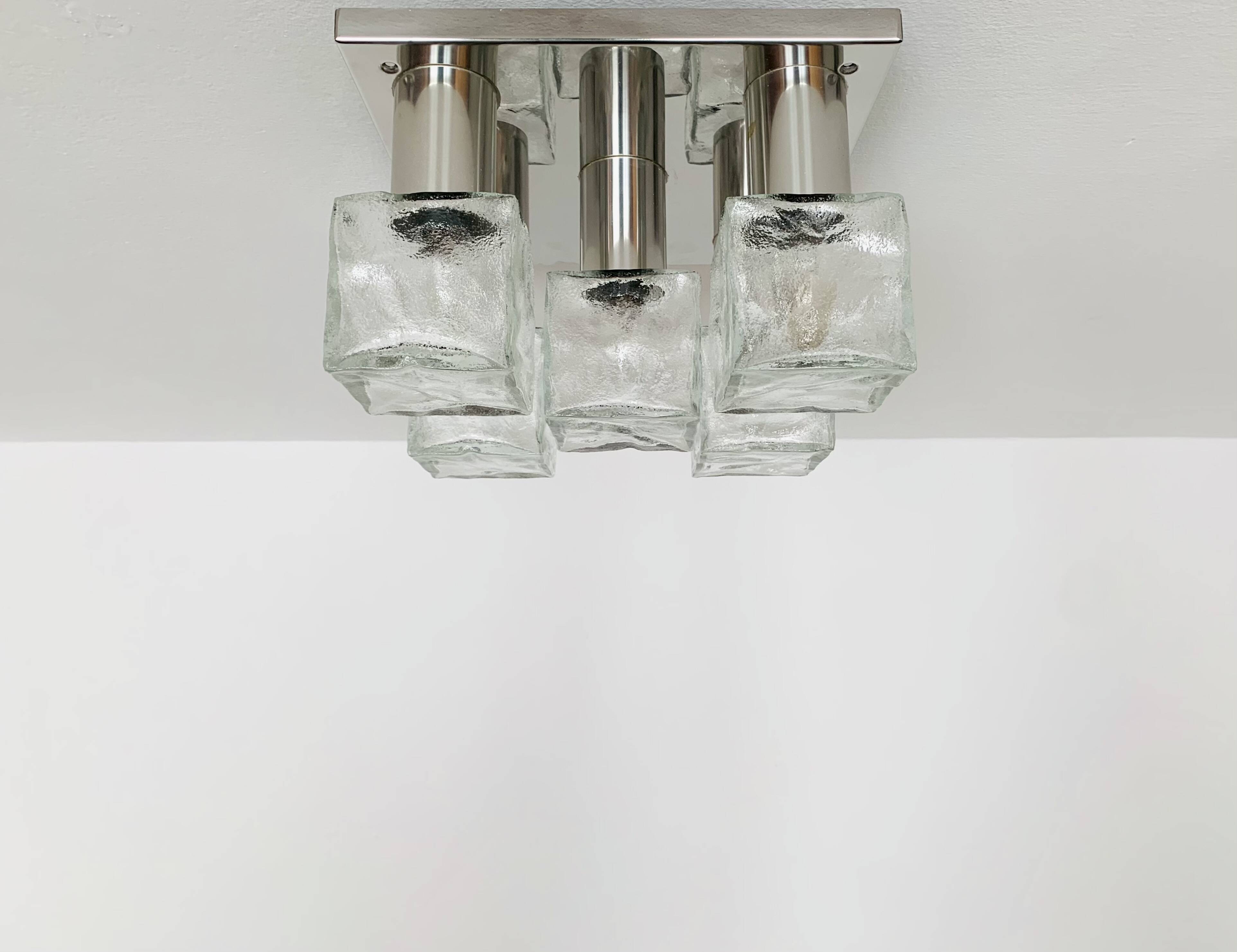 Ice Cube Flush Light by J.T. Kalmar