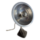 Cobra parabolic lamp with enameled cast iron base, Art Nouveau.