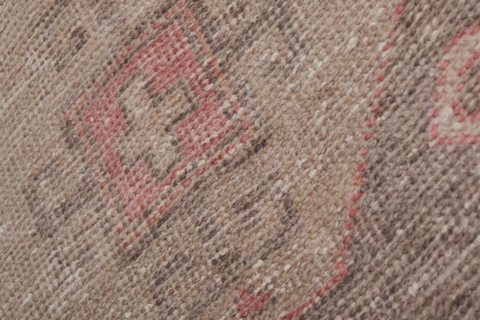 Vintage Turkish hallway rug 91x723 cm