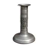 Candle holder in Fine Tin of Renaissance Baroque style