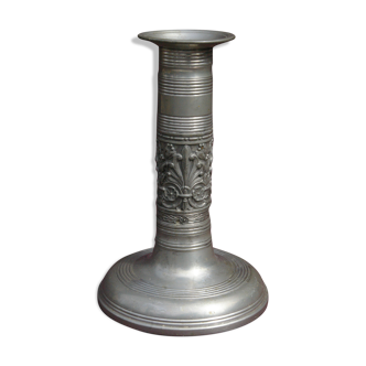 Candle holder in Fine Tin of Renaissance Baroque style