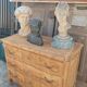 Commode de style Louis xv en merisier décapée