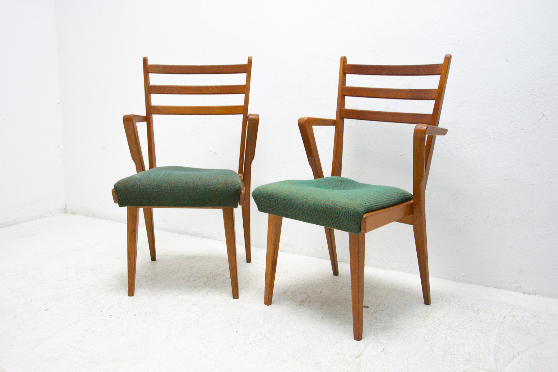 Midcentury bentwood office chairs, Czechoslovakia,1960´s, set of 2