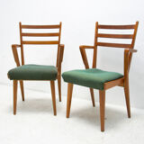 Midcentury bentwood office chairs, Czechoslovakia,1960´s, set of 2
