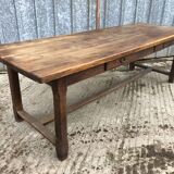 Antique solid oak farm table