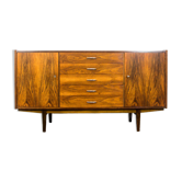 Buffet en noyer du milieu du siècle, années 1960