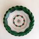 Spanish decorative plate pottery and vintage signed painting