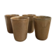 Lot de 4 verres en grès Digoin
