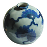 Vase boule Art Déco en porcelaine signé Camille THARAUD