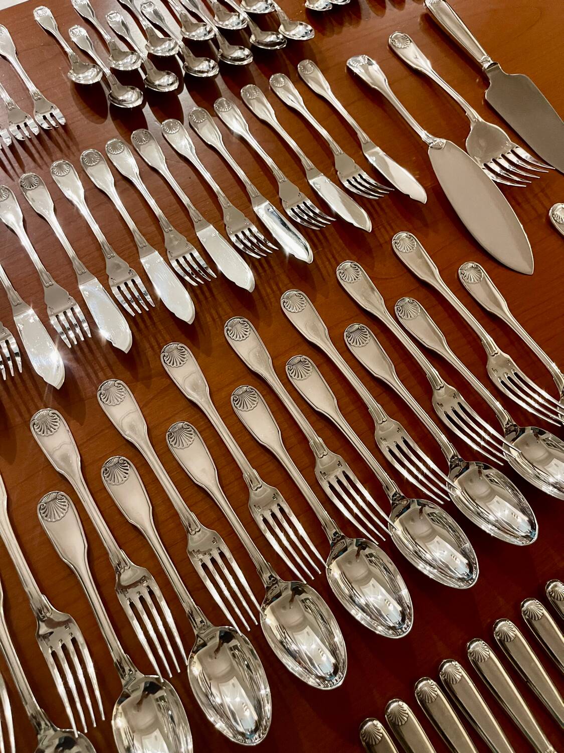 Christofle vendome cutlery set 115 pieces very good condition