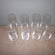 8 champagne flutes in crystal engraved in relief model Matignon